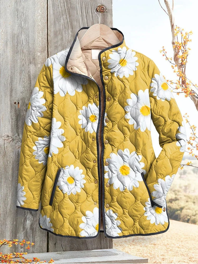 Charming Daisy Pattern Women's Jacket