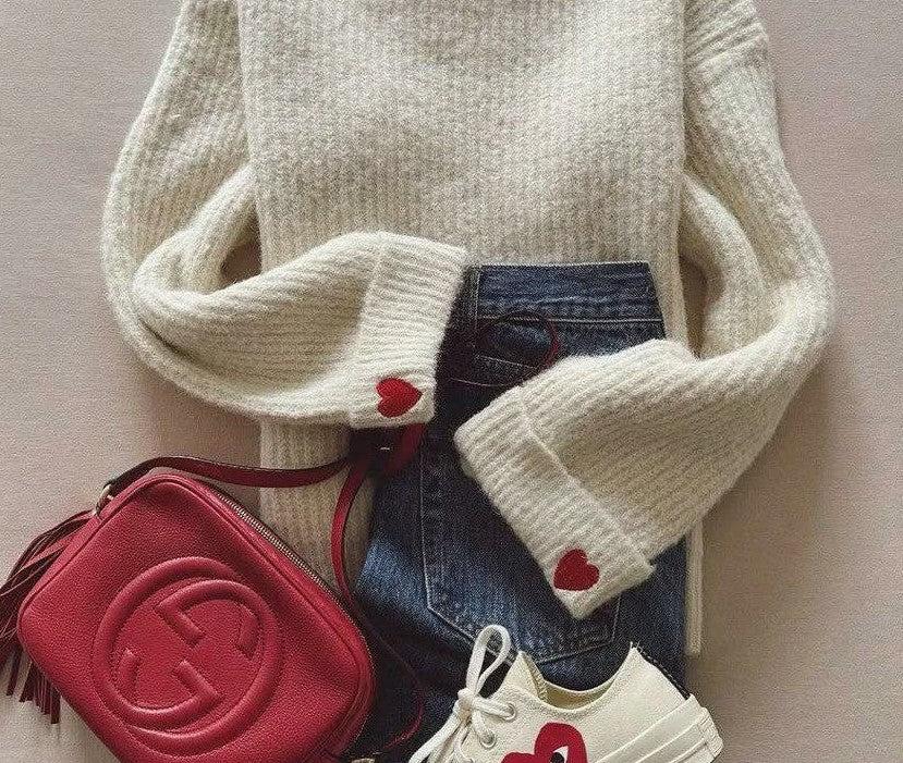 Cozy Mock Neck Long Sleeve Sweater
