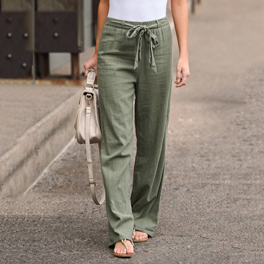 Women's Breathable Linen Trousers