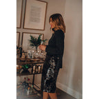 Women's Shimmering Sequin Skirt