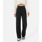 Flexible High-Waisted Stretch Trousers