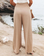 Chic Stretch Palazzo Pants for Women