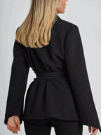 Chic Belted Blazer