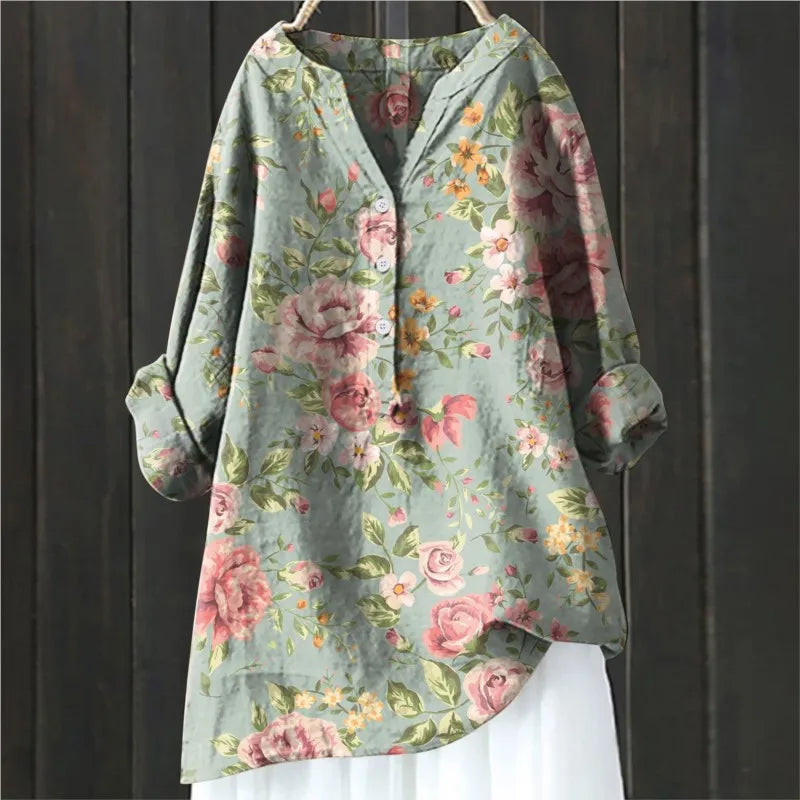 Ariana - Blossom Pattern Blouse