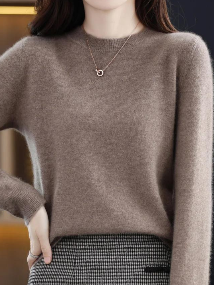 Ultimate Warmth Cozy Long-Sleeve Wool Sweater
