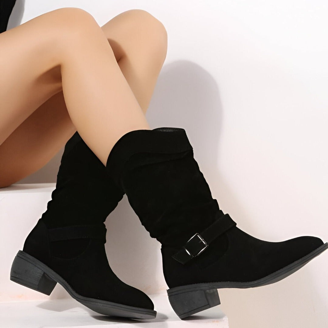 ANNE - Cozy Leisure Boots Featuring a Soft Plush Insole